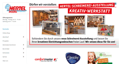 Desktop Screenshot of hertel-moebel.de